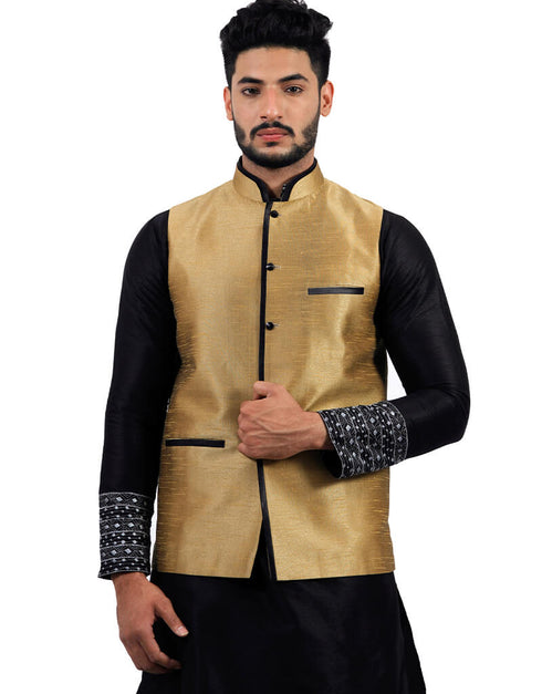 Darkgoldenrod Jacket Art Silk NA