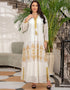 Embroidered Arabic Dress Caftan Party Evening Abaya