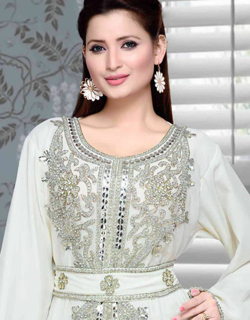 Floor length abaya kaftan