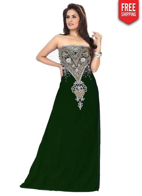 Gallant Faux Georgette Modern Fustan