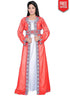 Jacket Style Party Wear Kaftan With Waist Belt