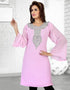 Relishable Faux Georgette Elegant Short Kaftan