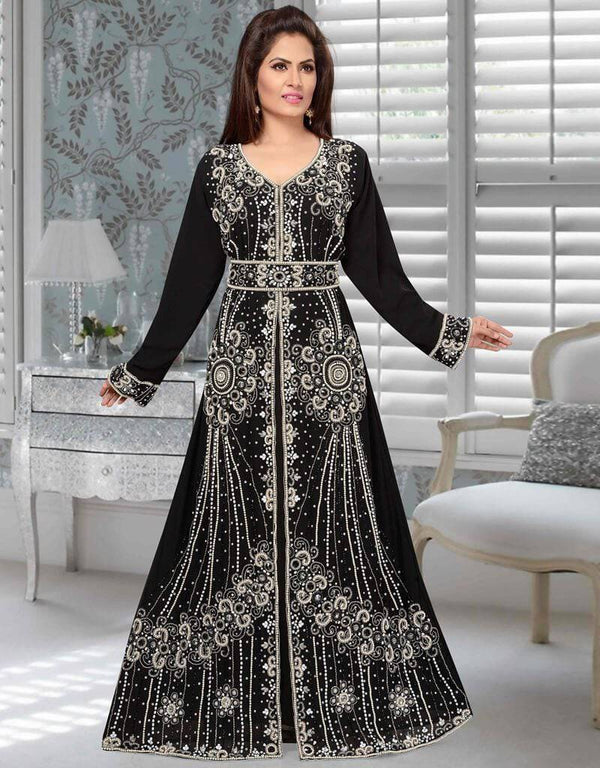 Takchita Kaftan with Beautiful Pearl Embroidery