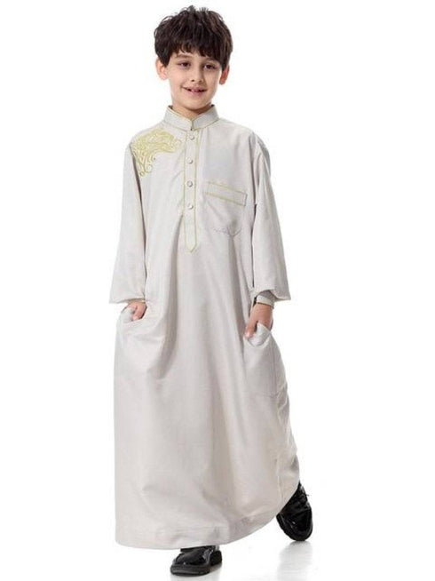 Embroidered Kids Thobes for Kids