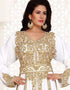 Gold beaded full sleeve morocan caftan