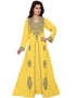 Heavy embroidered A-line dubai kaftan