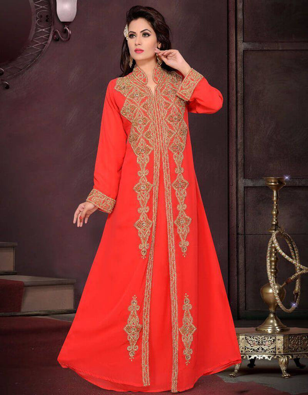 Muslim party maxi abaya dress