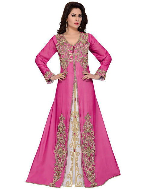 Party Gold Embroidered Kaftan