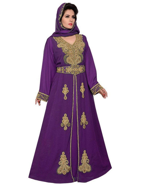 Wedding Abaya Jalabiya with Hijab