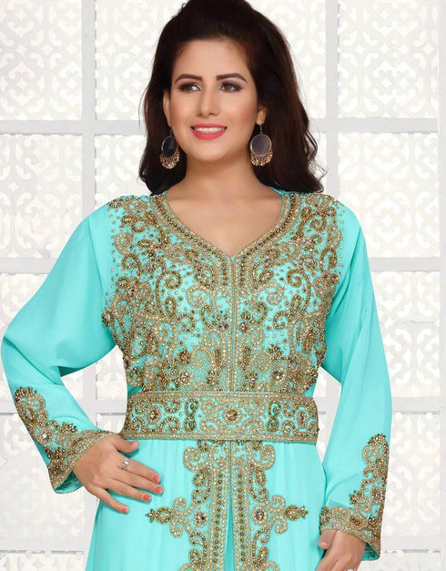 Women Floor length moroccan caftan