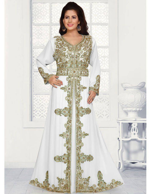 Women Floor length moroccan caftan