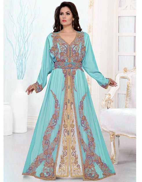 Women's Islamic wedding moroccan caftan