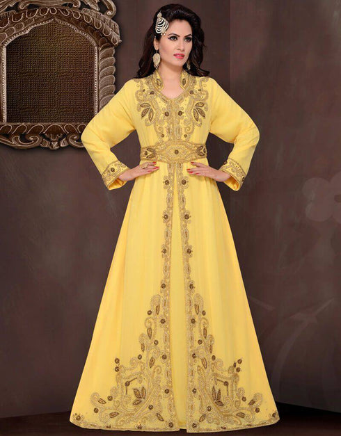 Women's Long sleeve Chiffon kaftan