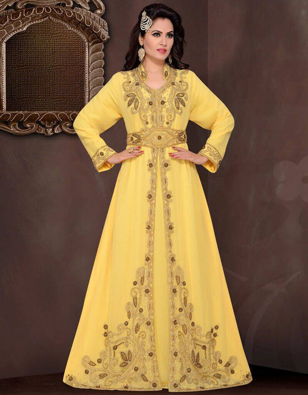 Women's Long sleeve Chiffon kaftan