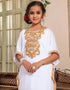 farasha style Golden Embroidered kids kaftan