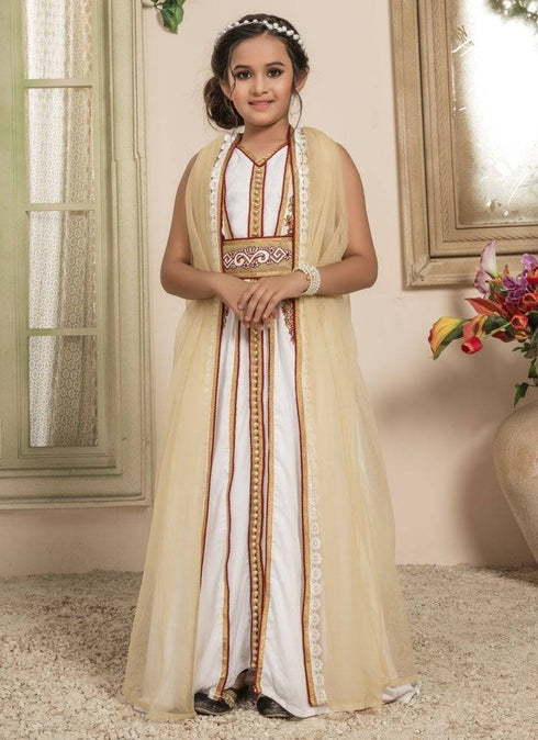 Moroccan Style Kids Party Wear Caftan