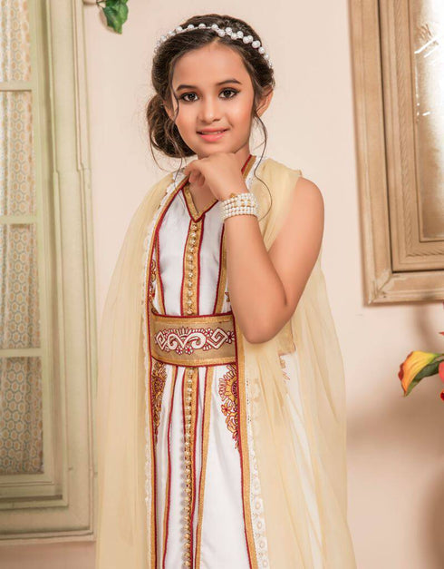 Moroccan Style Kids Party Wear Caftan