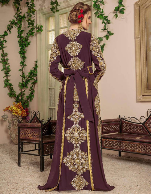 Takchita Wedding Kaftan With Multi Establishment