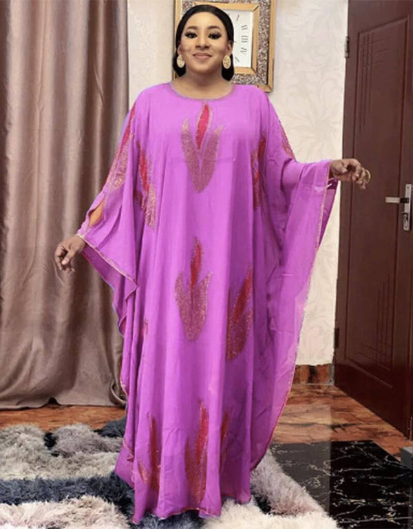 African Maxi Dresses With Diamonds